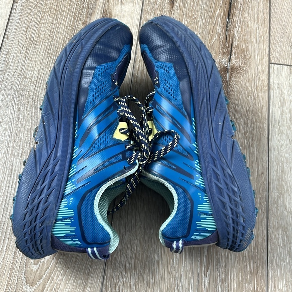 Hoka One One Speedgoat 3 Women's Blue Athletic Shoe Tennis Shoe - Picture 7 of 11